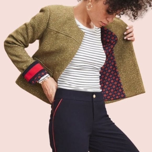 A New Day Cropped Metallic Tweed Blazer/Jacket Size 8 - Picture 11 of 11